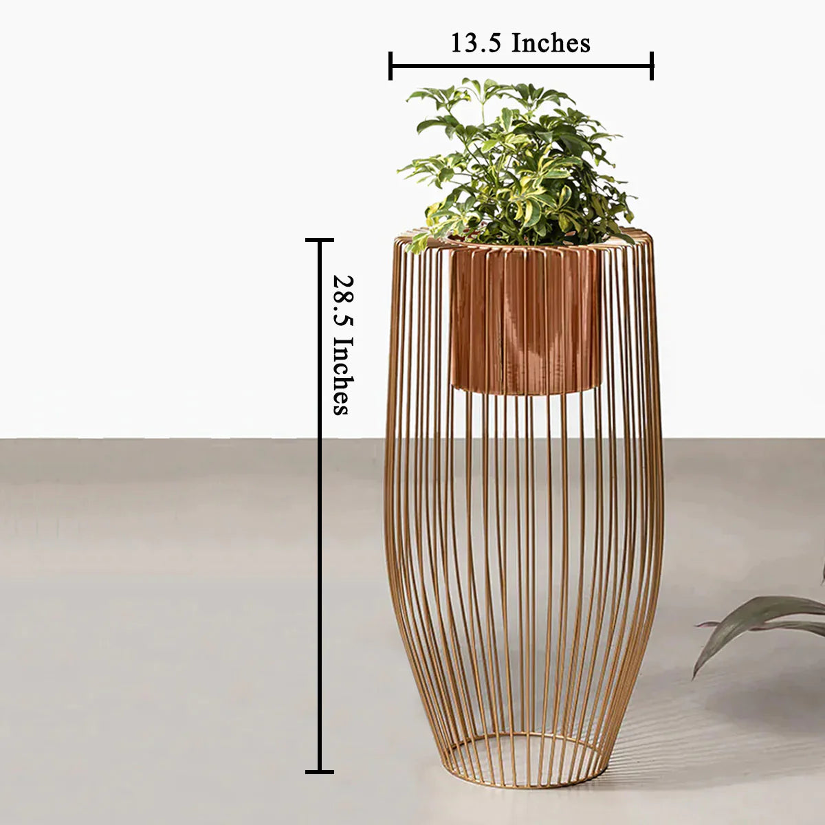 Euphoric Earth Small Rose Gold Planters – Stylish Indoor & Outdoor Flower Pots for Home Decor, Office, and Garden