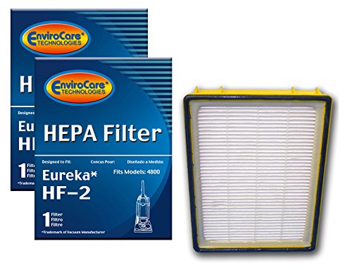 EnviroCare HEPA Vacuum Cleaner Filter Replacement for Eureka HF-2 Upright Vacuums - 2 Pack | Improves Air Quality & Traps Allergens | Perfect for Pet Hair, Dust & Allergy Relief in Homes & Offices