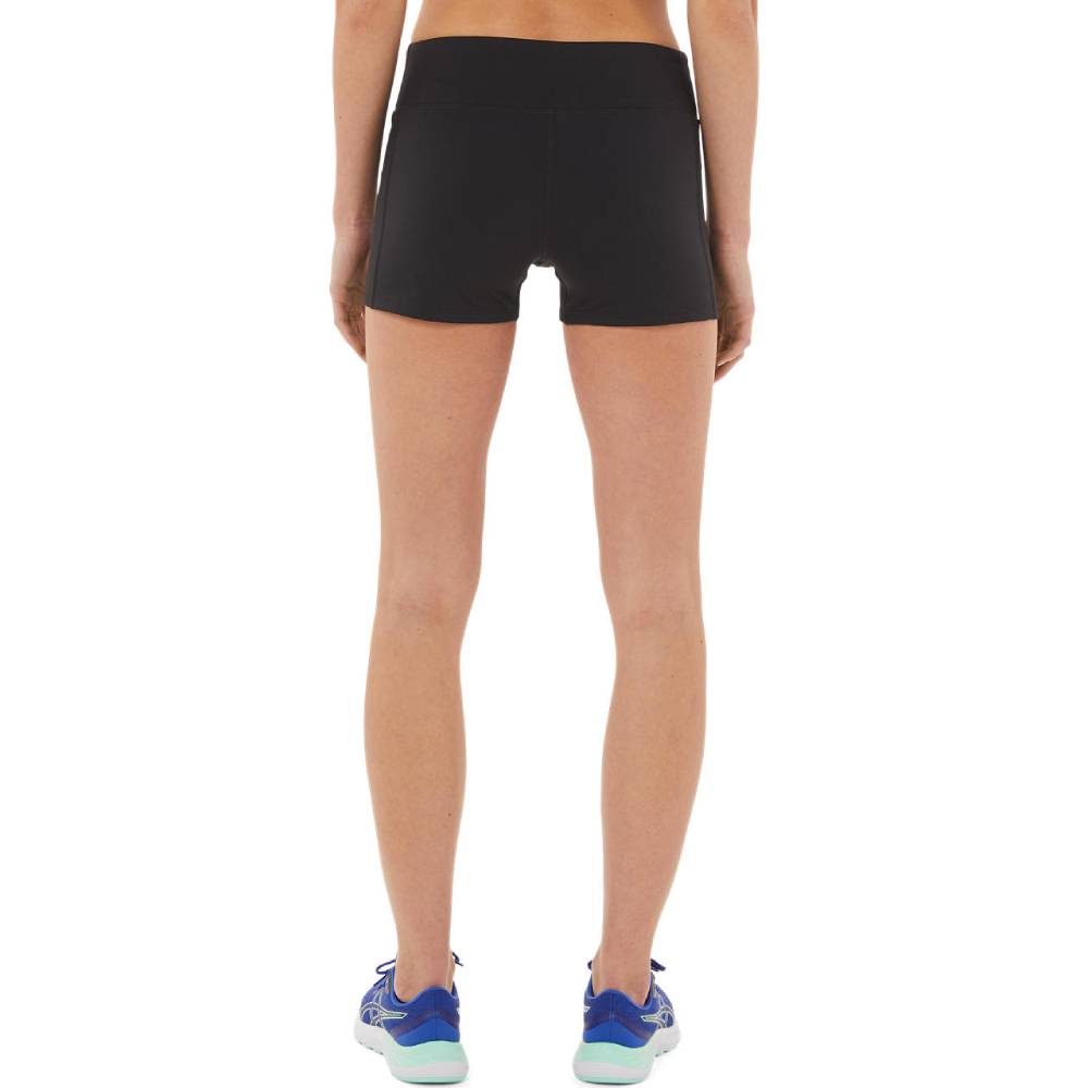 ASICS Women's 3 Inch Circuit Compression Running Shorts - Team Black | Moisture-Wicking Workout Shorts for Running, Gym & Yoga | High-Performance Athletic Wear
