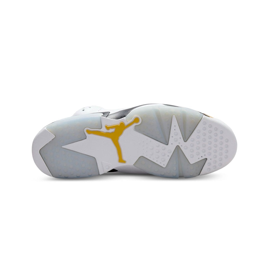 Air Jordan 6 Retro Men's Basketball Shoes - Yellow Ochre/Black Colorway | High-Top Sneakers for Streetwear & Basketball Performance