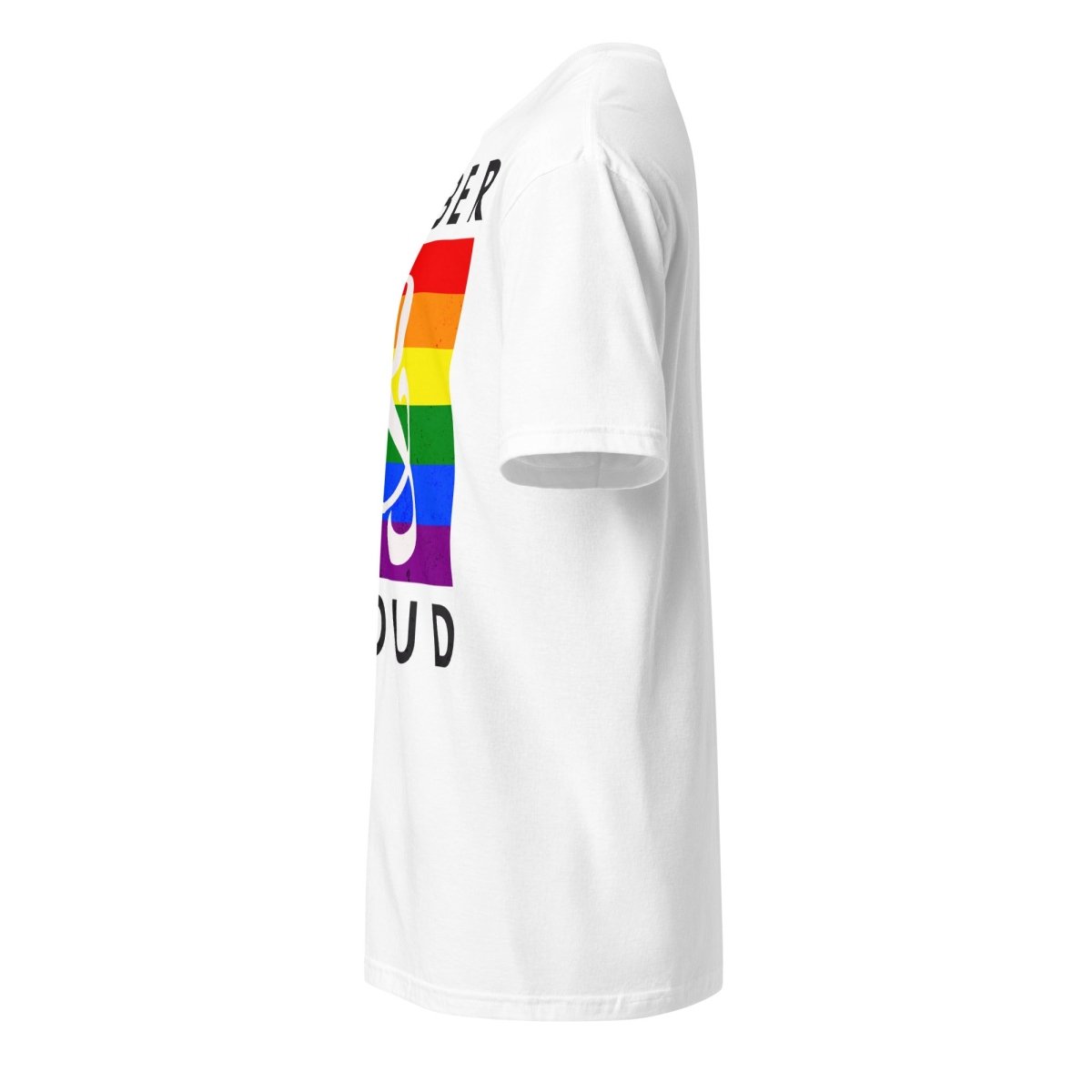 Sober & Proud Rainbow Resilience Essential T-Shirt - Comfortable Cotton Tee for Recovery Support & Pride Celebrations