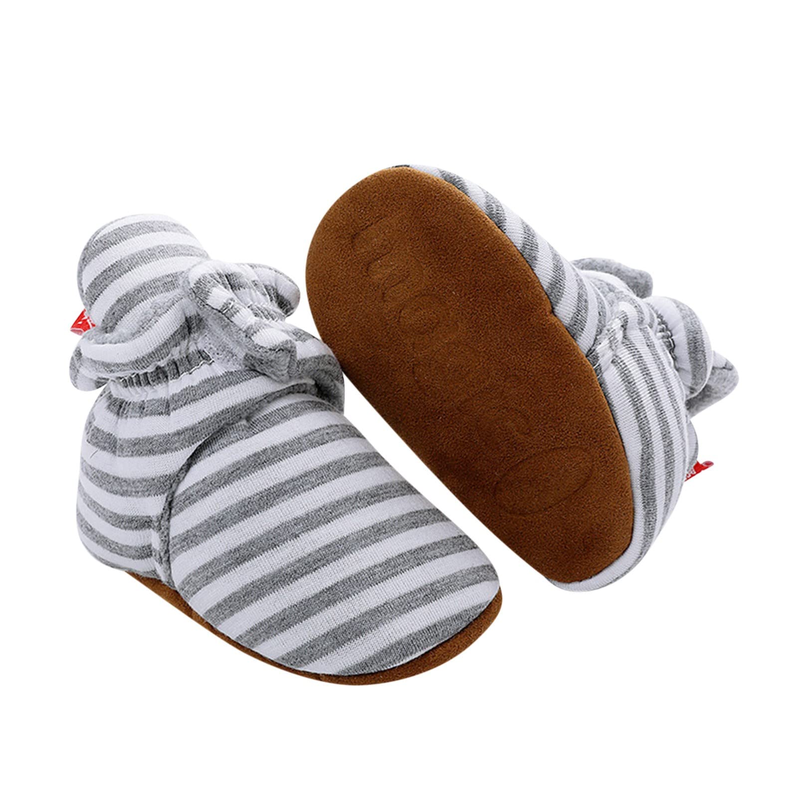 **Non-Slip Winter Baby Booties for Girls & Boys - Soft Fleece Crib Shoes for Infants - Warm & Cozy Slippers for Indoor Play, Crawling & First Steps**