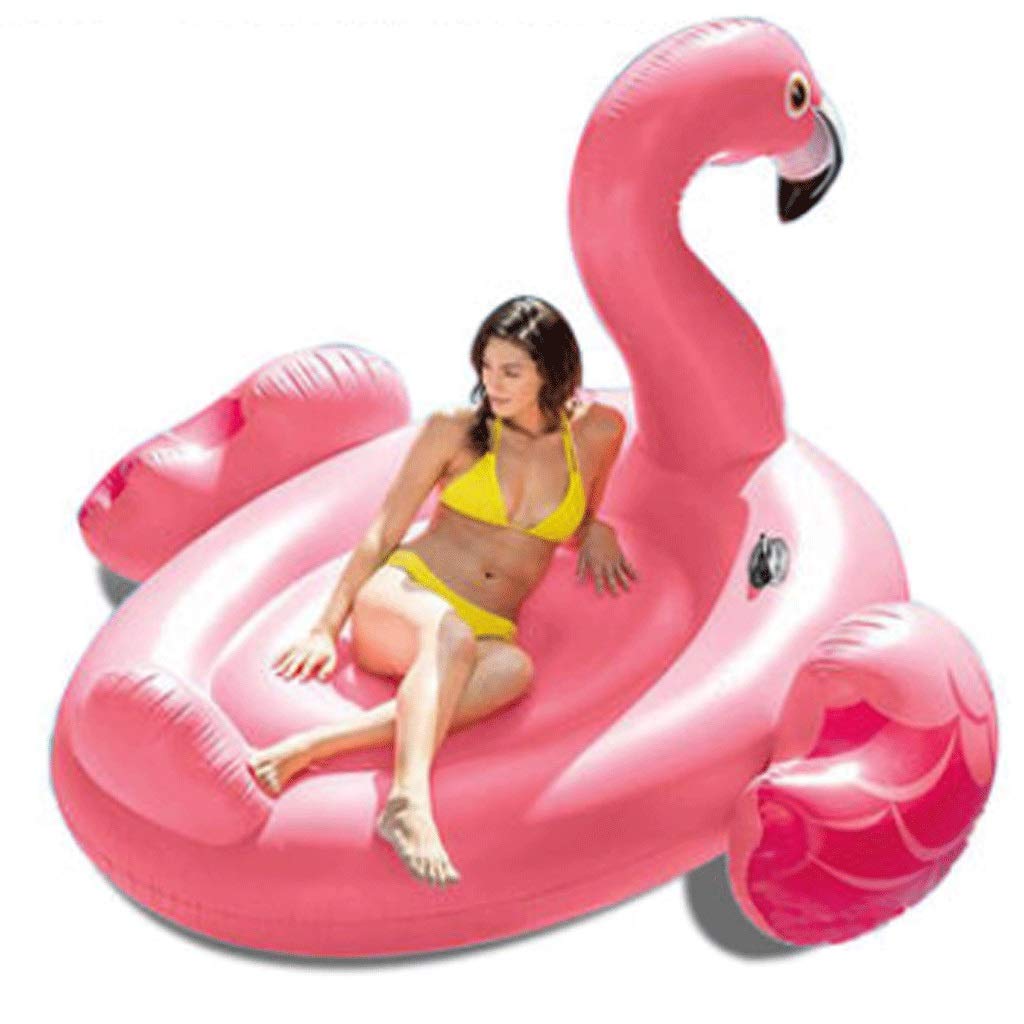 **Premium Flamingo Pool Float - Large Inflatable Ride-On with Fast Valves for Summer Beach, Pool Party & Relaxation - Perfect for Adults & Kids (Size: Large)**    **Usage Scenarios:** Ideal for pool lounging, beach vacations, summer parties, family fun, and Instagram-worthy moments!