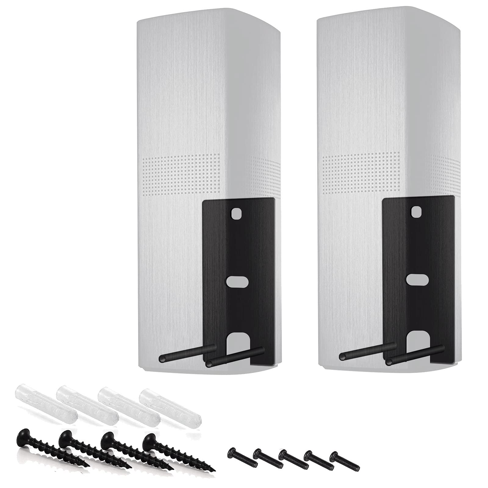Bose Wall Mount Brackets for Bose Surround Speakers 700 & OmniJewel Lifestyle 650 - Black Speaker Mounting Kit for Home Theater System - Perfect for Wall Installation in Living Room, Bedroom or Home Theater Setup