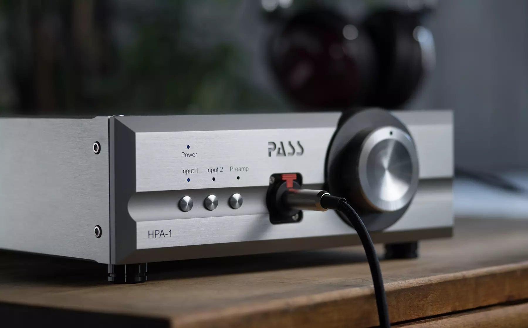 Pass Labs HPA-1 High-End Headphone Amplifier - Audiophile-Grade Sound for Home Studio & Professional Music Listening