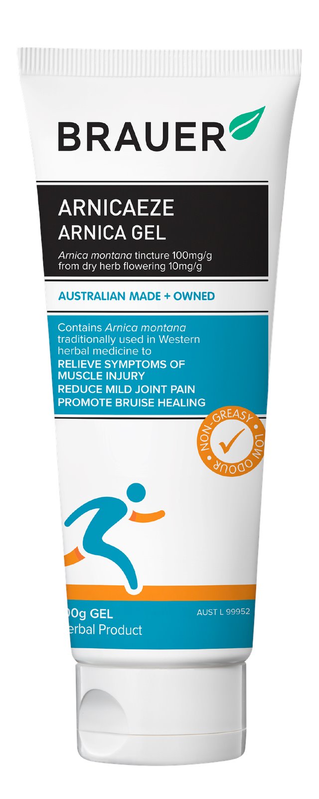 Brauer Arnicaeze Arnica Gel for Muscle & Joint Pain Relief - Fast-Acting Homeopathic Formula for Bruises, Swelling & Soreness - Perfect for Athletes, Post-Workout Recovery & Everyday Aches