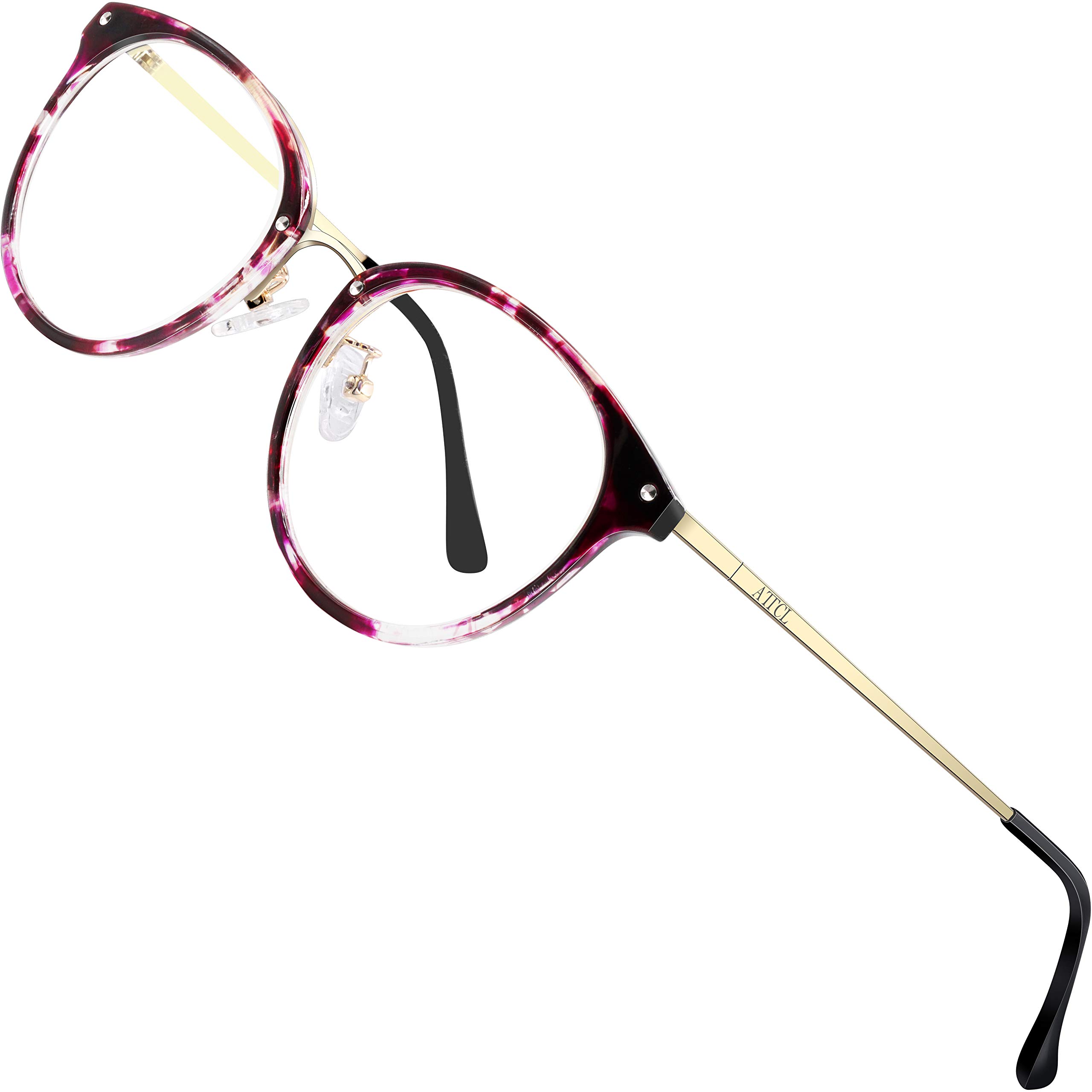 ATTCL Blue Light Blocking Glasses for Women & Men - Anti Eye Strain Computer Gaming Reading Glasses with UV Protection - Perfect for Office Work, Online Classes & Nighttime Screen Use