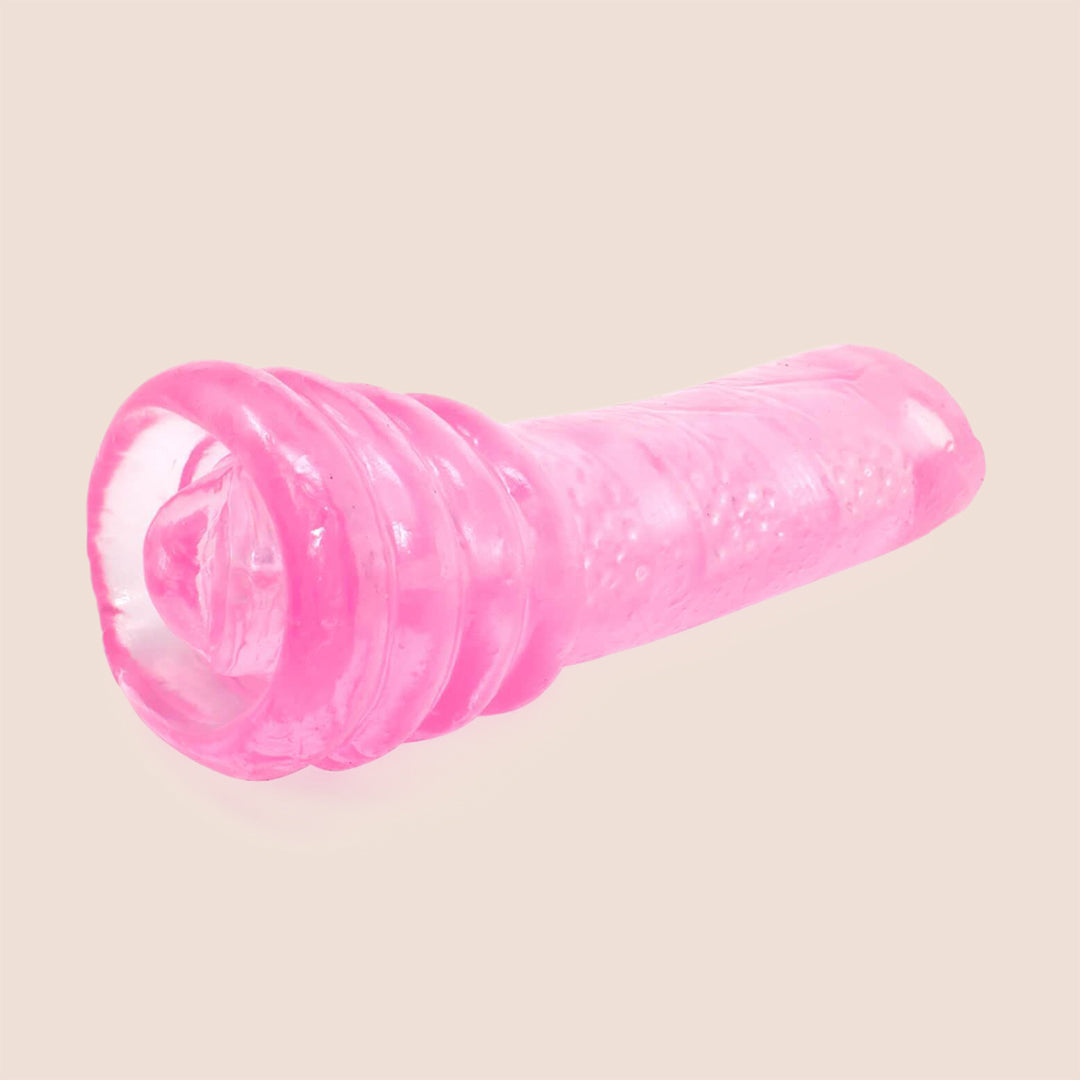 CalExotics Sue Johanson® Super Head Honcho® Stretchy Male Masturbator - Premium Silicone Stroker for Enhanced Pleasure & Solo Play | Perfect for Discreet Adult Toys Collection & Personal Relaxation