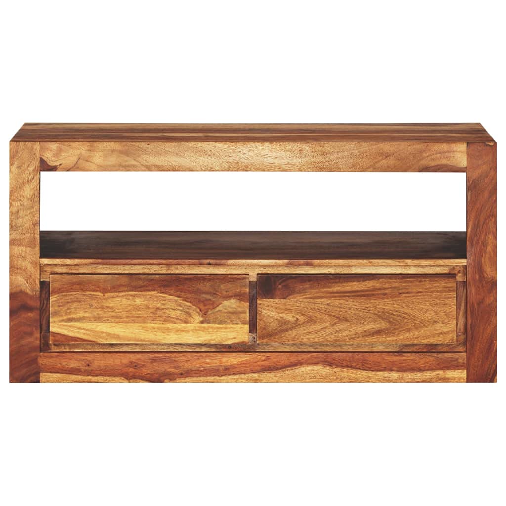 Rustic TV Stand with Storage - 31.5