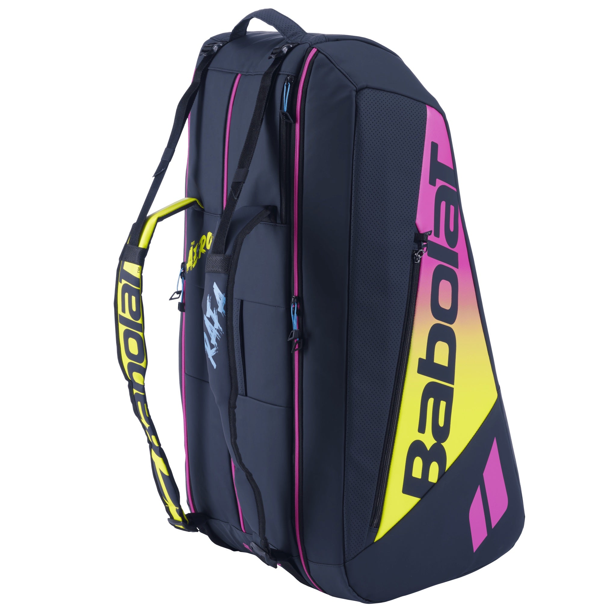 Babolat Pure Aero Rafa Tennis Bag 12 Pack - Premium Tennis Equipment for Players & Coaches | Perfect for Tournaments, Training & Travel