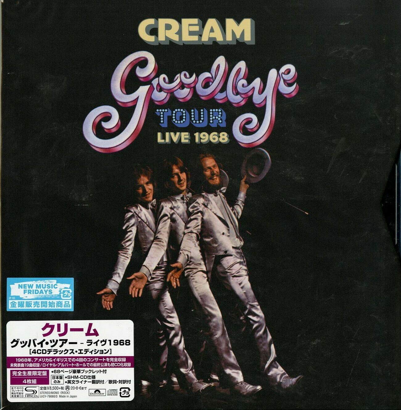 Cream - Goodbye Tour Live 1968 SHM Box Set | Limited Edition Live Album | Perfect for Vinyl Collectors & Classic Rock Fans | Great for Home Listening & Music Enthusiast Gifts
