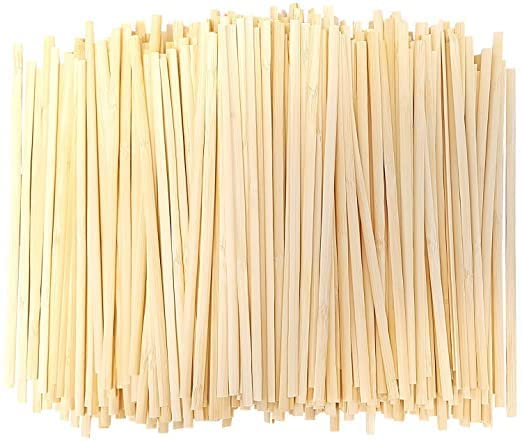 SWASTHA HYGIENE 5.5 Inch Natural Wooden Stir Sticks for Drinks, Cocktails, Coffee & Tea - Eco-Friendly Bamboo Stirrers for Bars, Cafes & Home Use - Pack of 50 - Perfect for Mixing Beverages, Iced Coffee & Hot Drinks