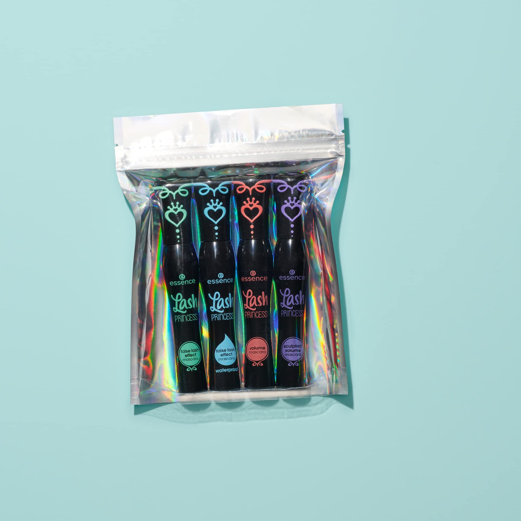 Essence Lash Princess Mascara Gift Set - 4-Pack Mixed Black Mascaras | Gluten Free, Cruelty Free & Vegan | Volumizing, Lengthening & Defining | Perfect for Daily Wear, Special Occasions & Gifts