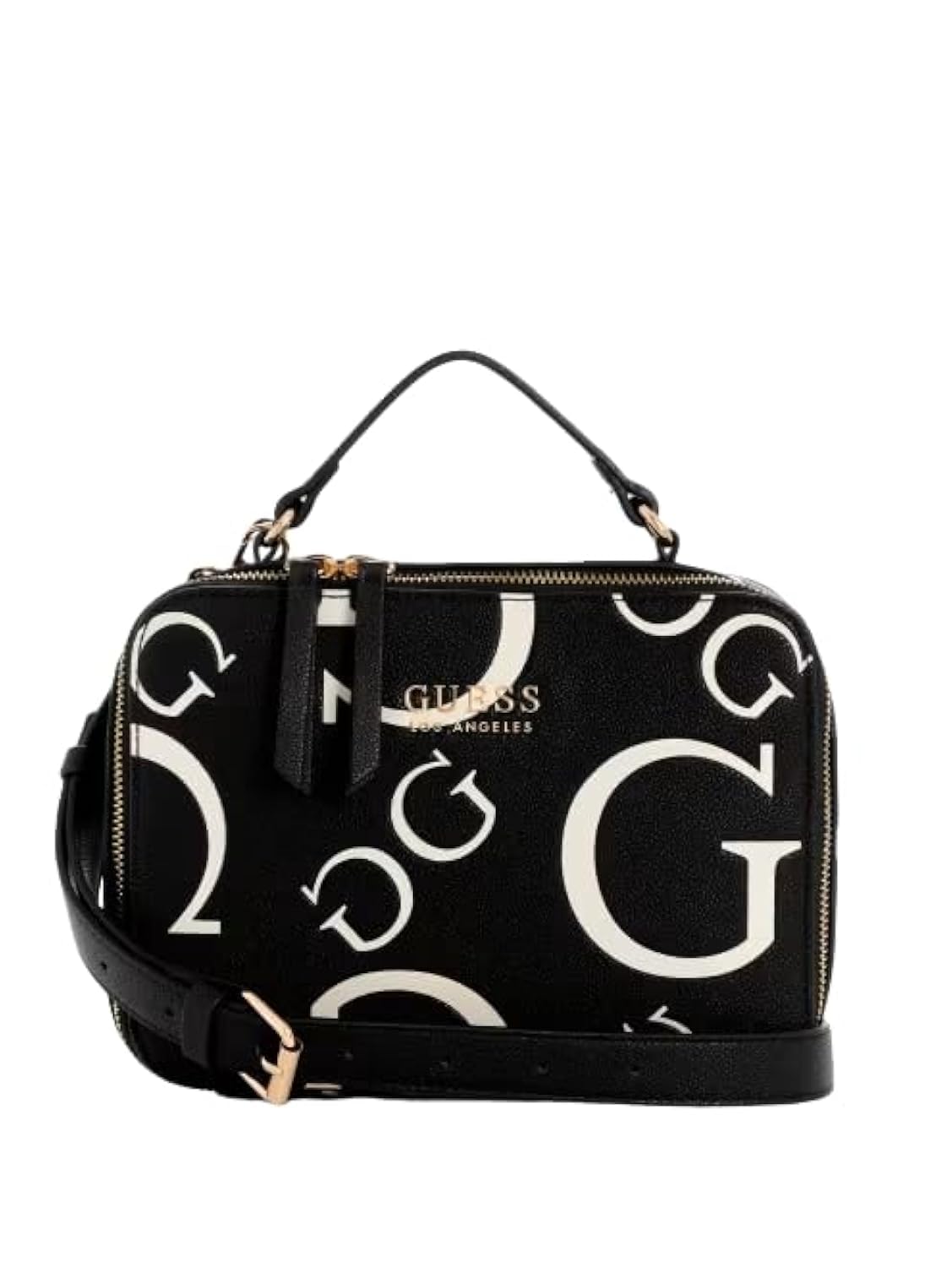 GUESS Factory Longmeadow Logo Crossbody Bag for Women - Stylish Leather Shoulder Purse with Adjustable Strap, Perfect for Daily Use, Travel & Shopping
