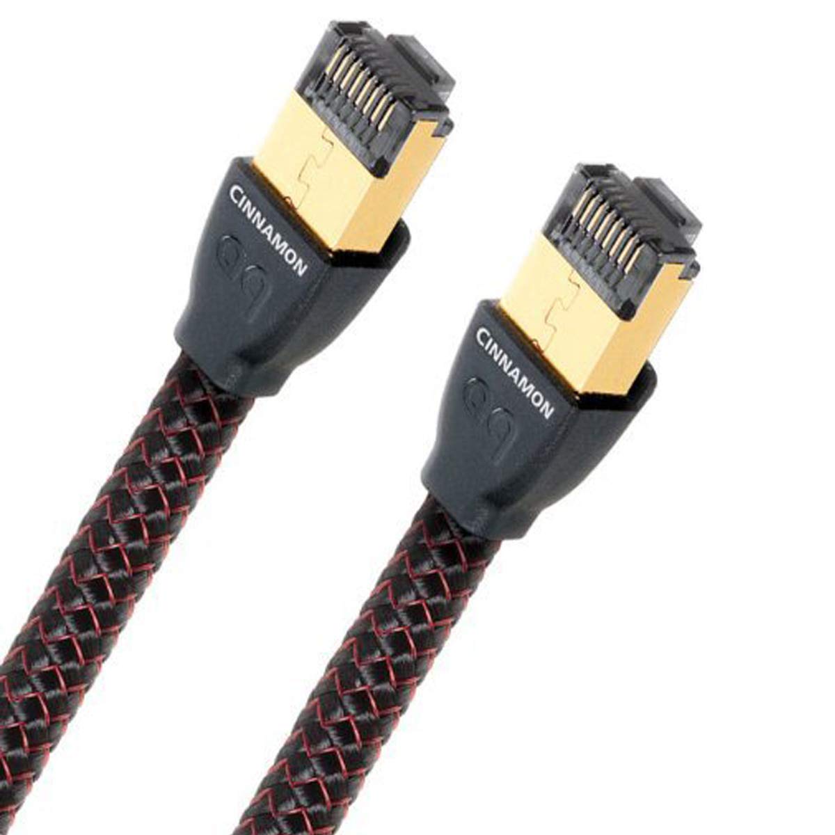 AudioQuest RJ/E Cinnamon Ethernet Cable - High-Speed 1.5m Cat7 LAN Cable for Gaming, Streaming & Home Office - Premium Shielded Network Cable for PC, Router & Smart TV Connectivity