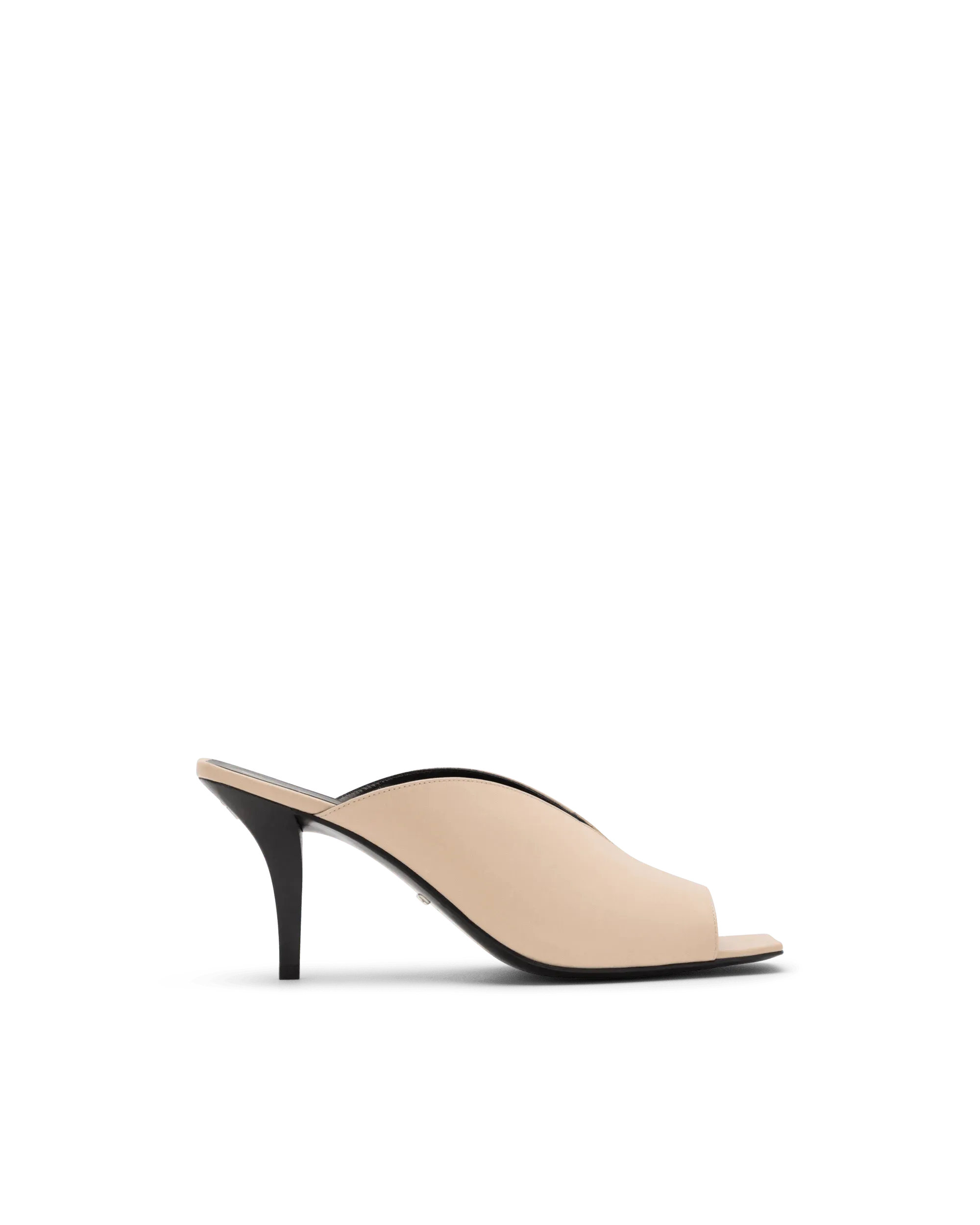 Cut Out Leather Mules for Women - Comfortable Slip On Shoes for Casual Wear, Office & Home