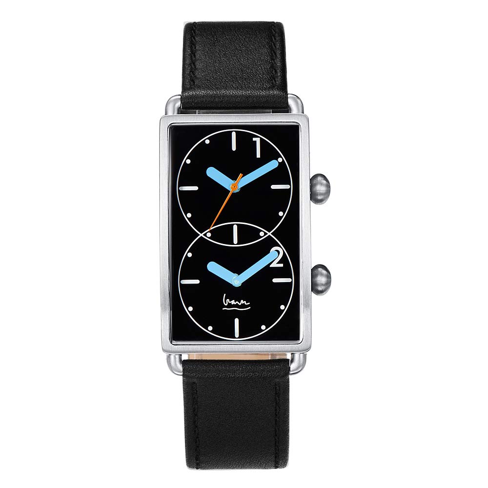 Grand Tour 40MM Men's Watch - Luxury Stainless Steel Chronograph Wristwatch with Date Window & Water Resistance - Perfect for Business, Casual Wear & Outdoor Adventures