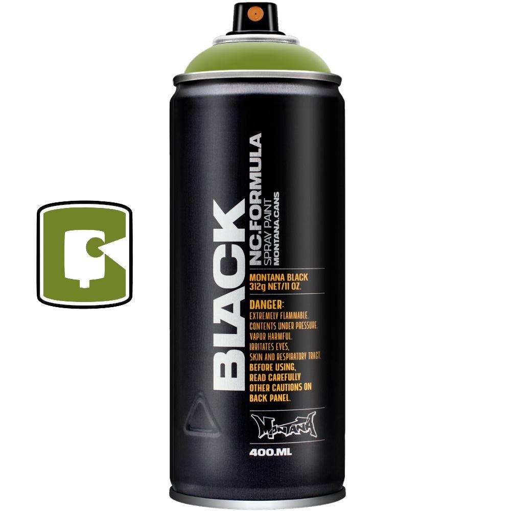 Montana Black 400ML Spray Paint - High-Quality Graffiti & Art Supplies for Walls, Canvas & DIY Projects | Perfect for Street Art, Home Decor & Crafting