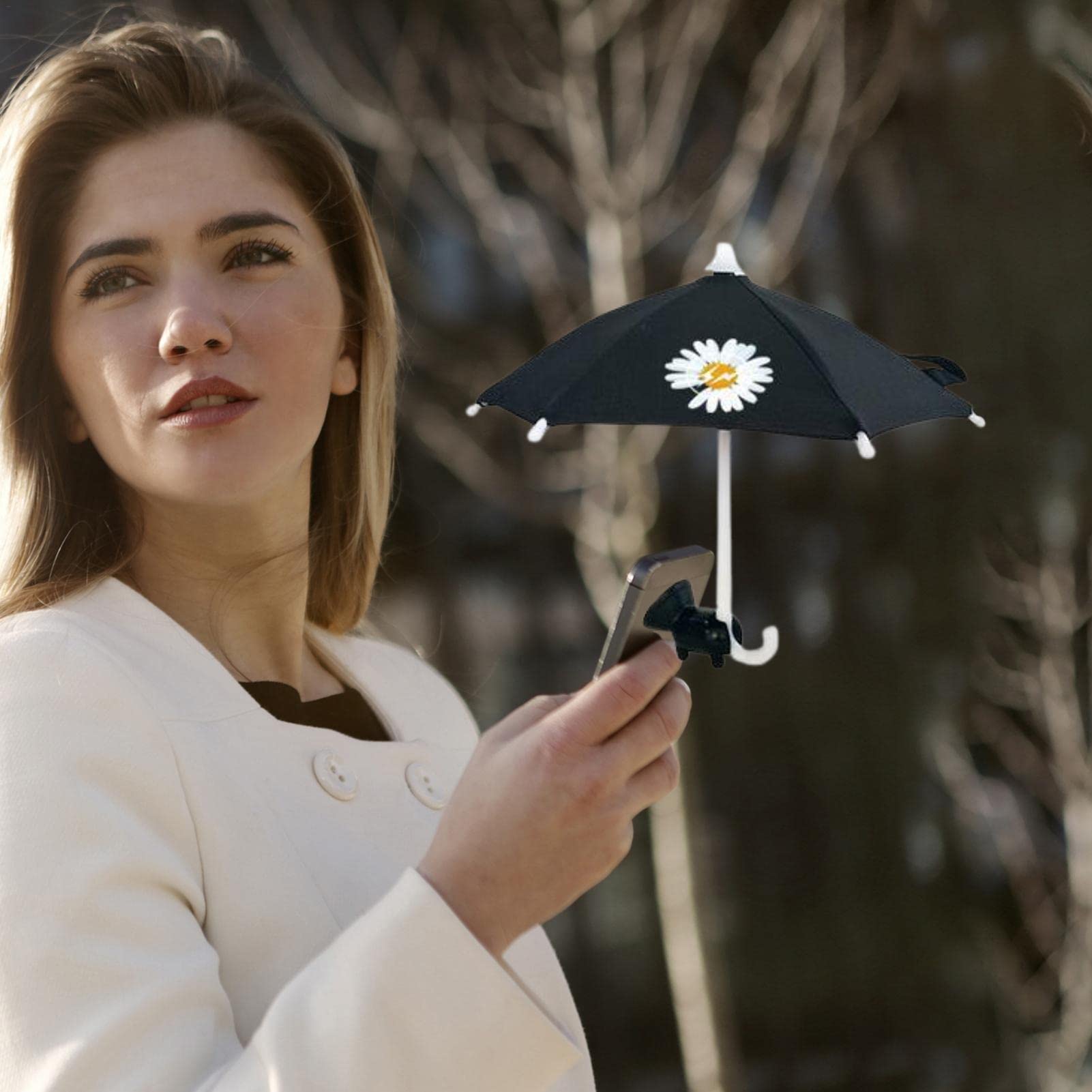 Phone Sunshade Holder with Suction Cup - Outdoor & Desktop Use