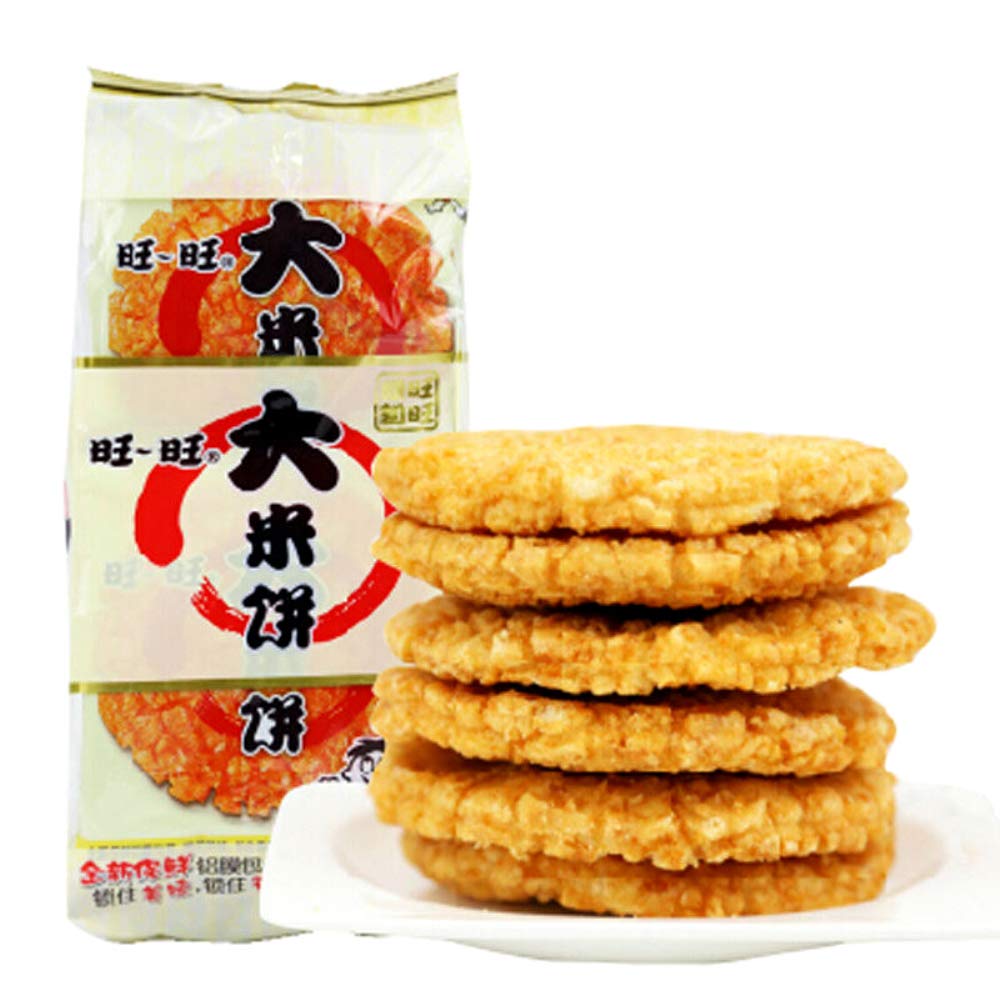 Traditional Chinese Wangwang Puffed Rice Cakes - Crunchy Childhood Snack (270g) | Perfect for School Lunches, Office Snacks & Asian Food Gift Baskets
