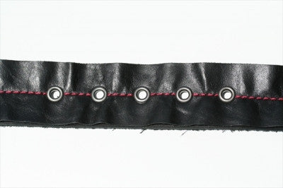 Premium Center Stitch Belt with Red Stitch - Classic Leather Belt for Men - Perfect for Casual, Business & Formal Wear