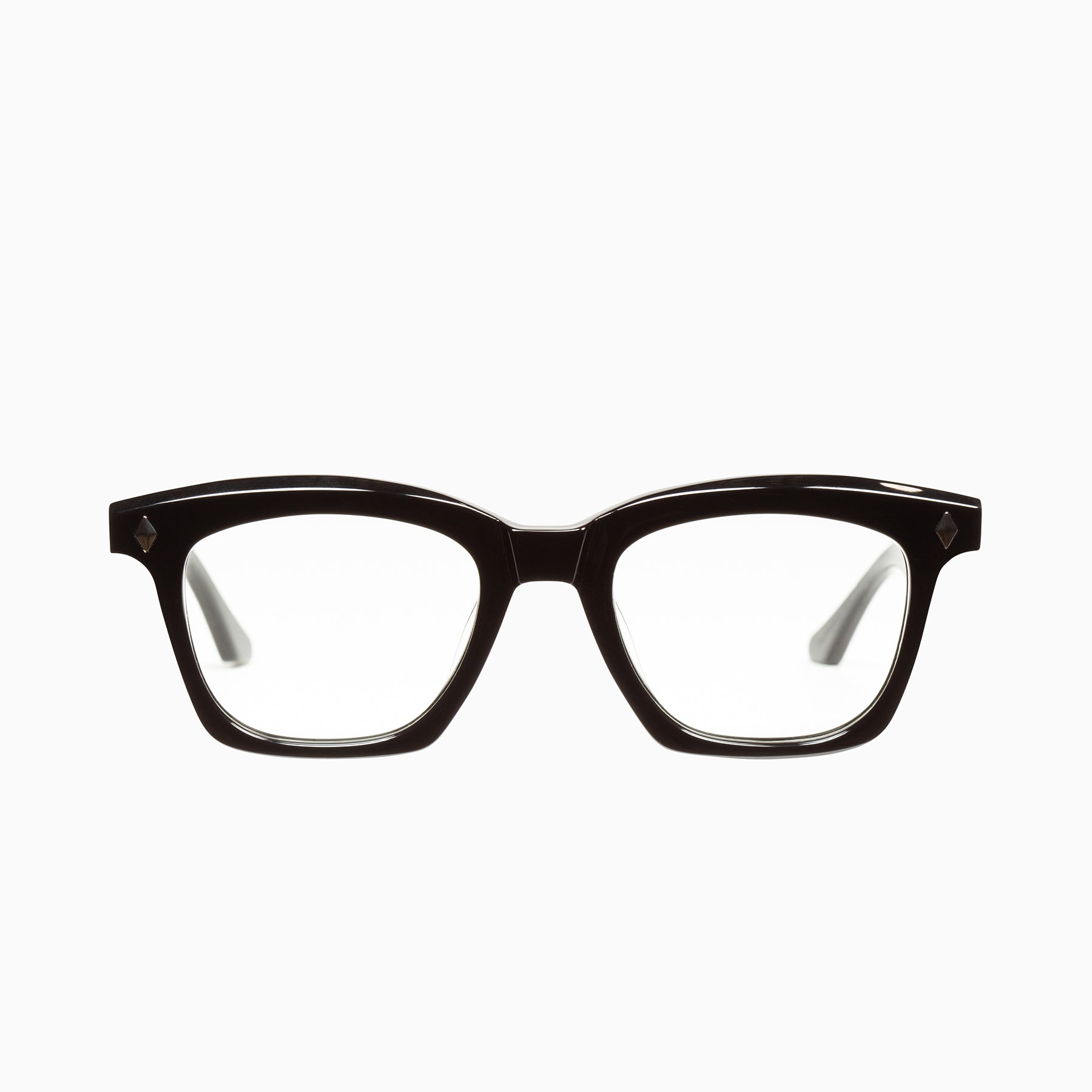 Matte Black w. Gloss Black Metal Trim / Clear Blue Blocker Lens