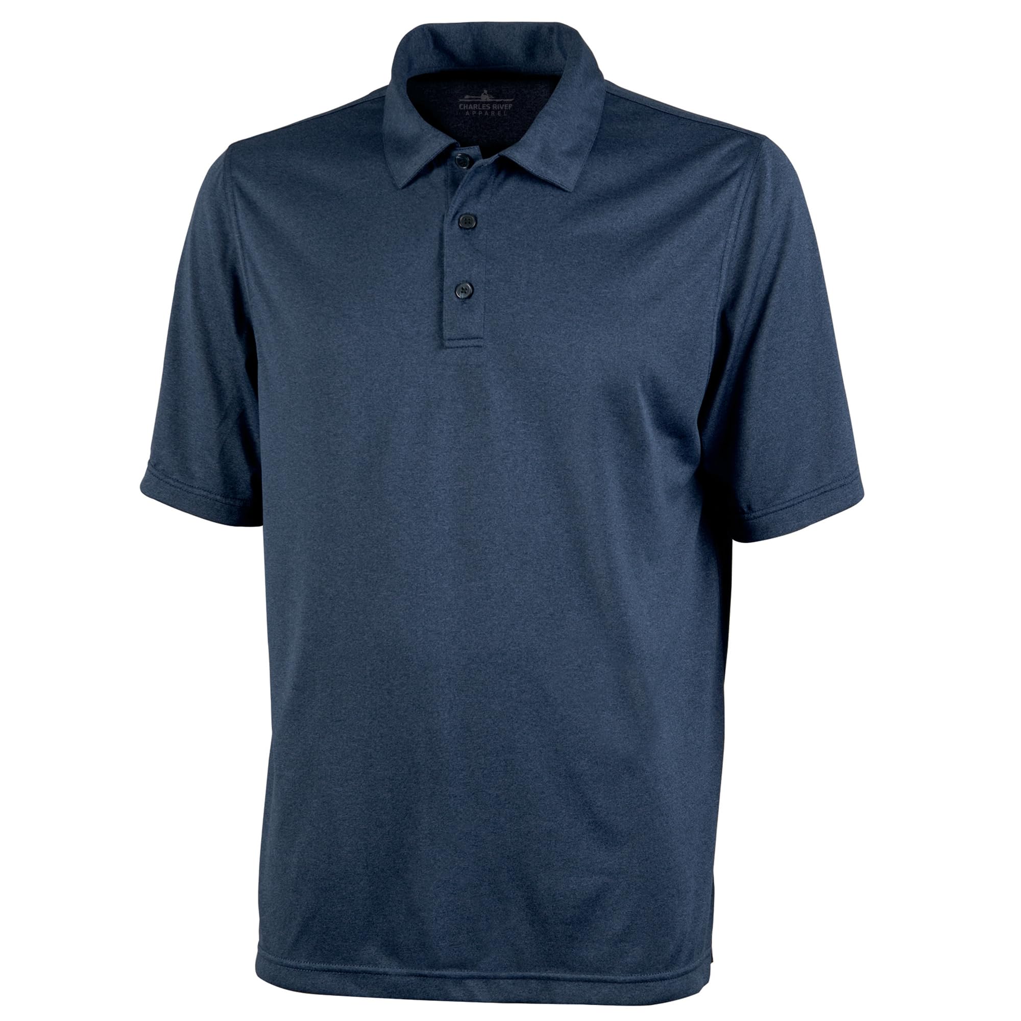 Charles River Apparel Men's Heathered Polo Shirt - Comfortable Casual Wear for Office, Golf & Outdoor Activities | Moisture-Wicking & Breathable Fabric