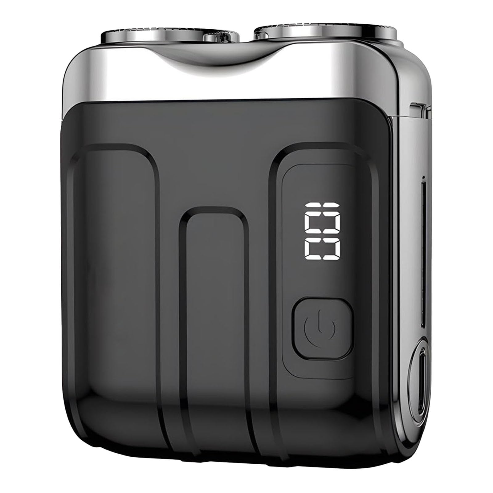 Mini Portable Electric Shaver for Men - USB Rechargeable Waterproof Travel Razor with Foil Technology - Perfect for Home, Car, Office & On-the-Go Grooming (Black)