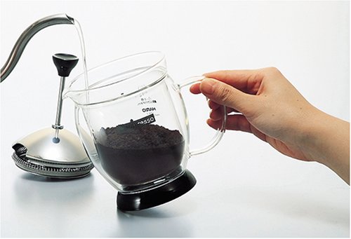 Hario CafePresso French Press Coffee Maker - 34oz/1L Stainless Steel, Portable & Durable for Home, Office, Camping & Travel - Perfect for Brewing Rich, Flavorful Coffee Anywhere