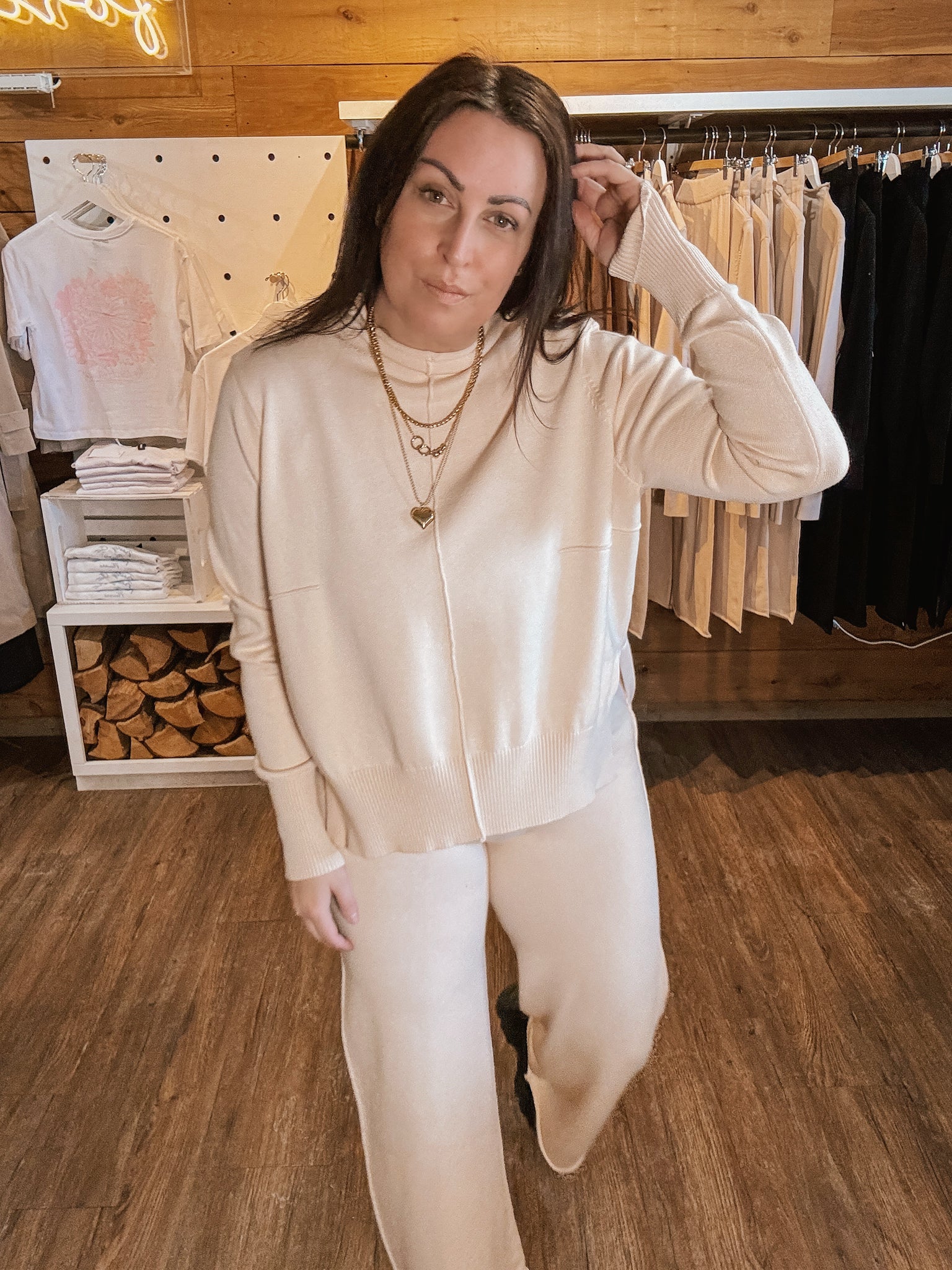 Sammy Knit Set for Women - Soft & Stylish Matching Outfit in Multiple Colors | Perfect for Casual Wear, Loungewear & Cozy Home Outfits