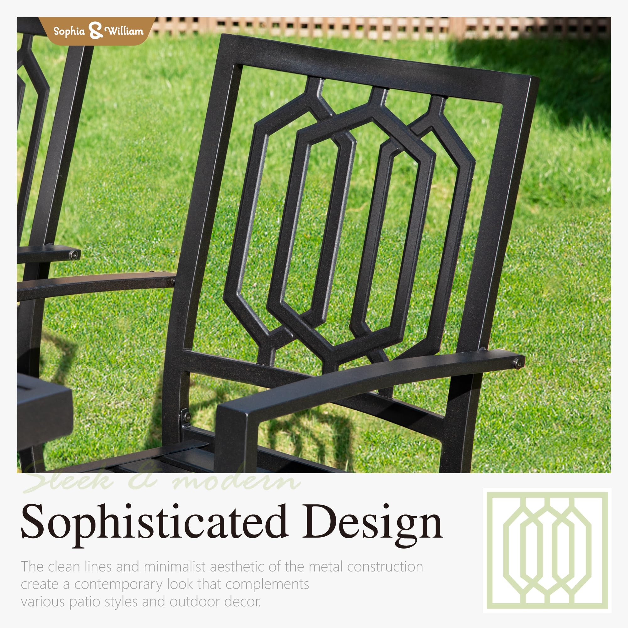 Sophia & William 5-Piece Outdoor Dining Set - 37