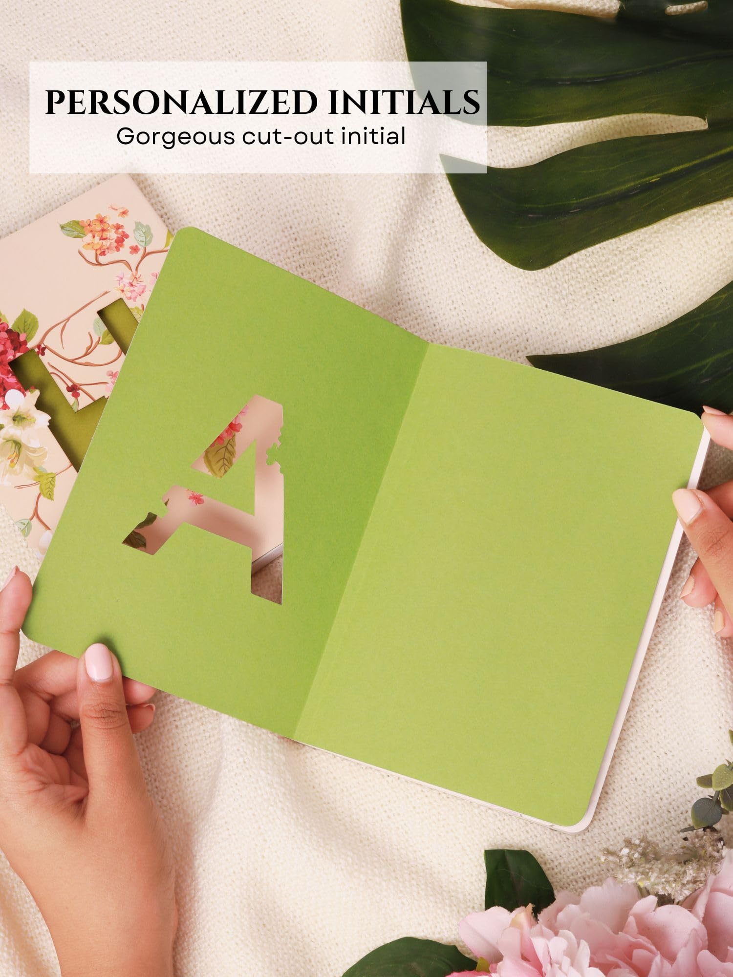 Premium Soft Bound Notebook Diary for Girls & Women - Floral Design, Initial A, B6 Size, 80 GSM, 192 Ruled Pages | Perfect for Journaling, Note Taking, Gift Giving & School/Office Use