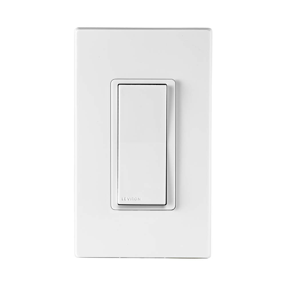 Leviton D215S-1BW Decora Smart Wi-Fi Light Switch (2nd Gen) - 3-Pack, No Hub Required, 15A, Works with Alexa & Google Home - Perfect for Smart Home Automation & Lighting Control