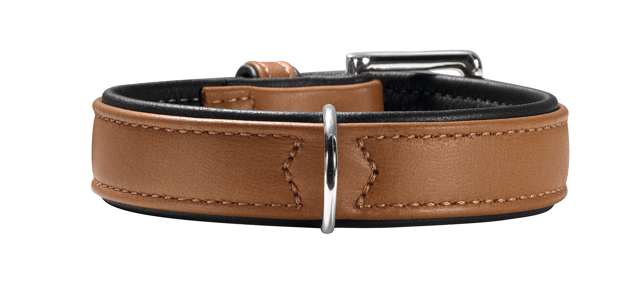 Premium HUNTER Soft Canadian Elk Leather Dog Collar - 1.5
