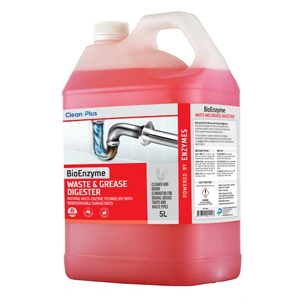 BioEnzyme Waste and Grease Digester - Eco-Friendly Drain Cleaner for Kitchen Sinks, Septic Tanks & Home Plumbing - Eliminates Odors & Prevents Clogs