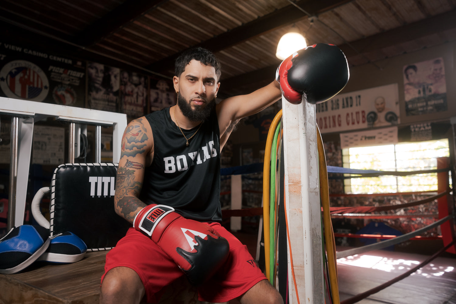 TITLE Boxing Gel Lava Leather Series Training Gloves - Premium Boxing Equipment for MMA, Kickboxing & Fitness Training
