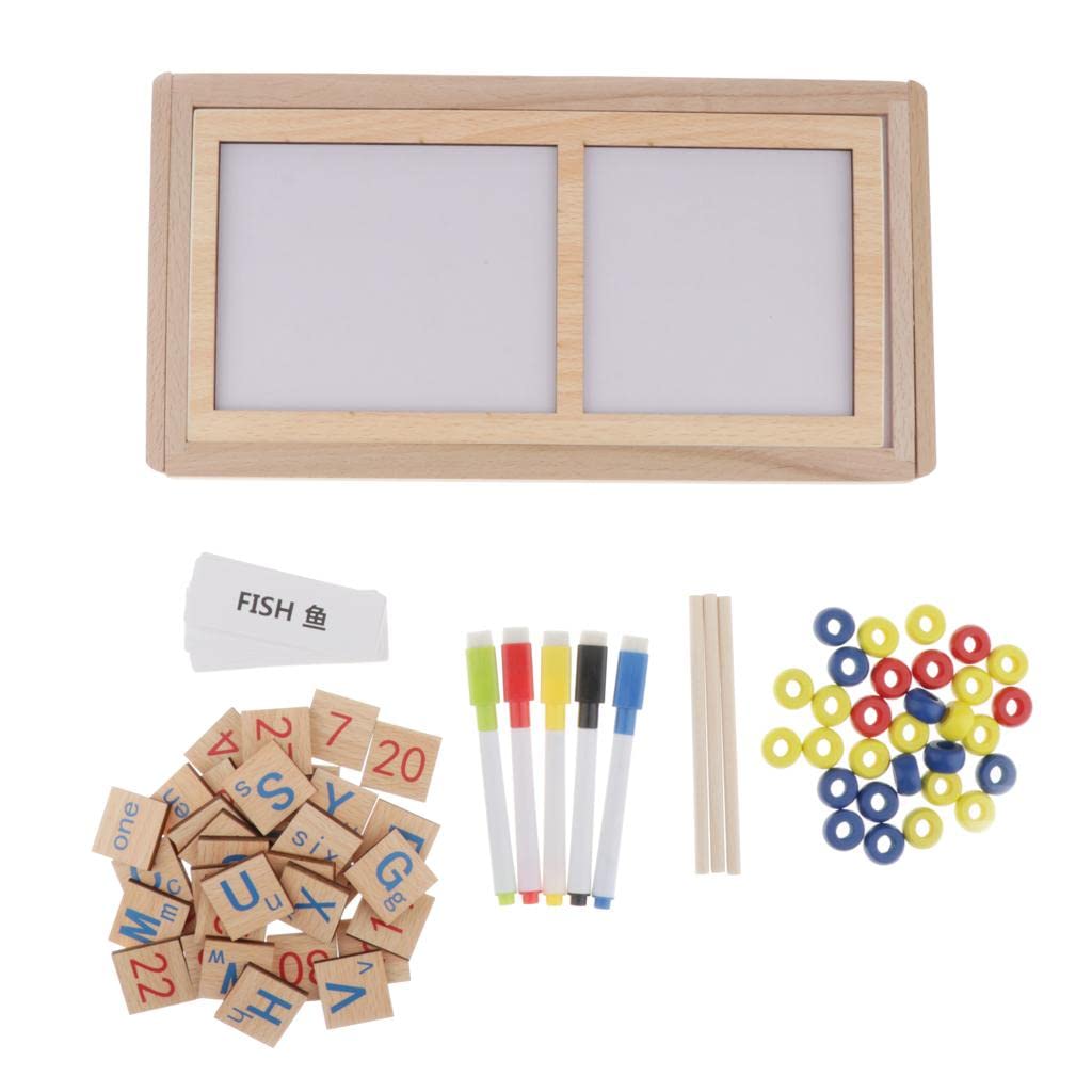 Montessori Wooden Learning Board - Multifunctional Early Education Toy for Toddlers & Preschoolers | Perfect for Home, Classroom & Playroom Learning Activities
