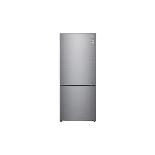 LG GB 455PL 454L Bottom Mount Refrigerator with Door Cooling - Stainless Steel Finish | Energy Efficient, Spacious Design for Modern Kitchens & Open Floor Plans