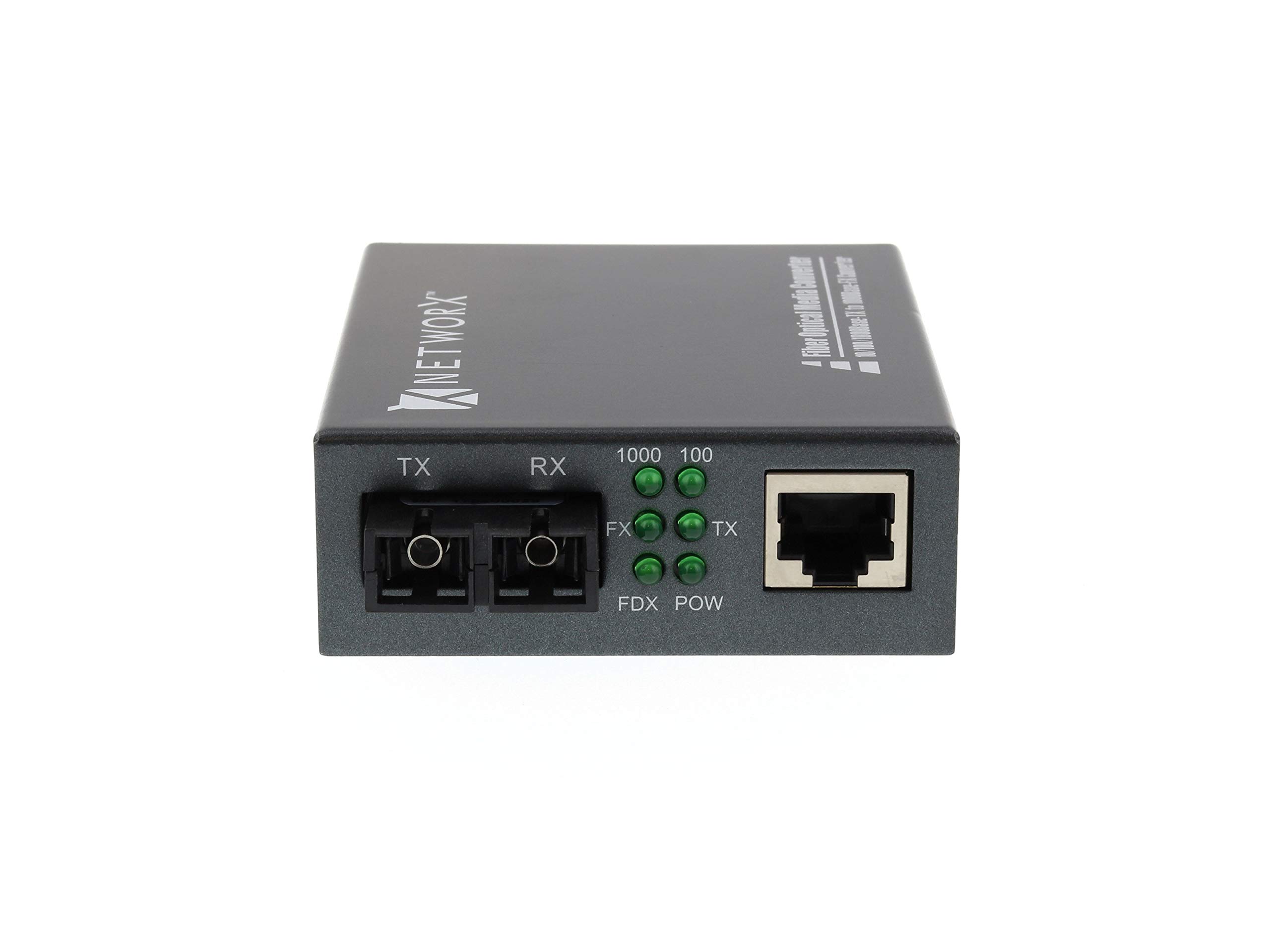 Gigabit Ethernet Fiber Media Converter - UTP to 1000Base-SX SC Multimode - High-Speed Network Conversion for Office, Data Center & Home Use