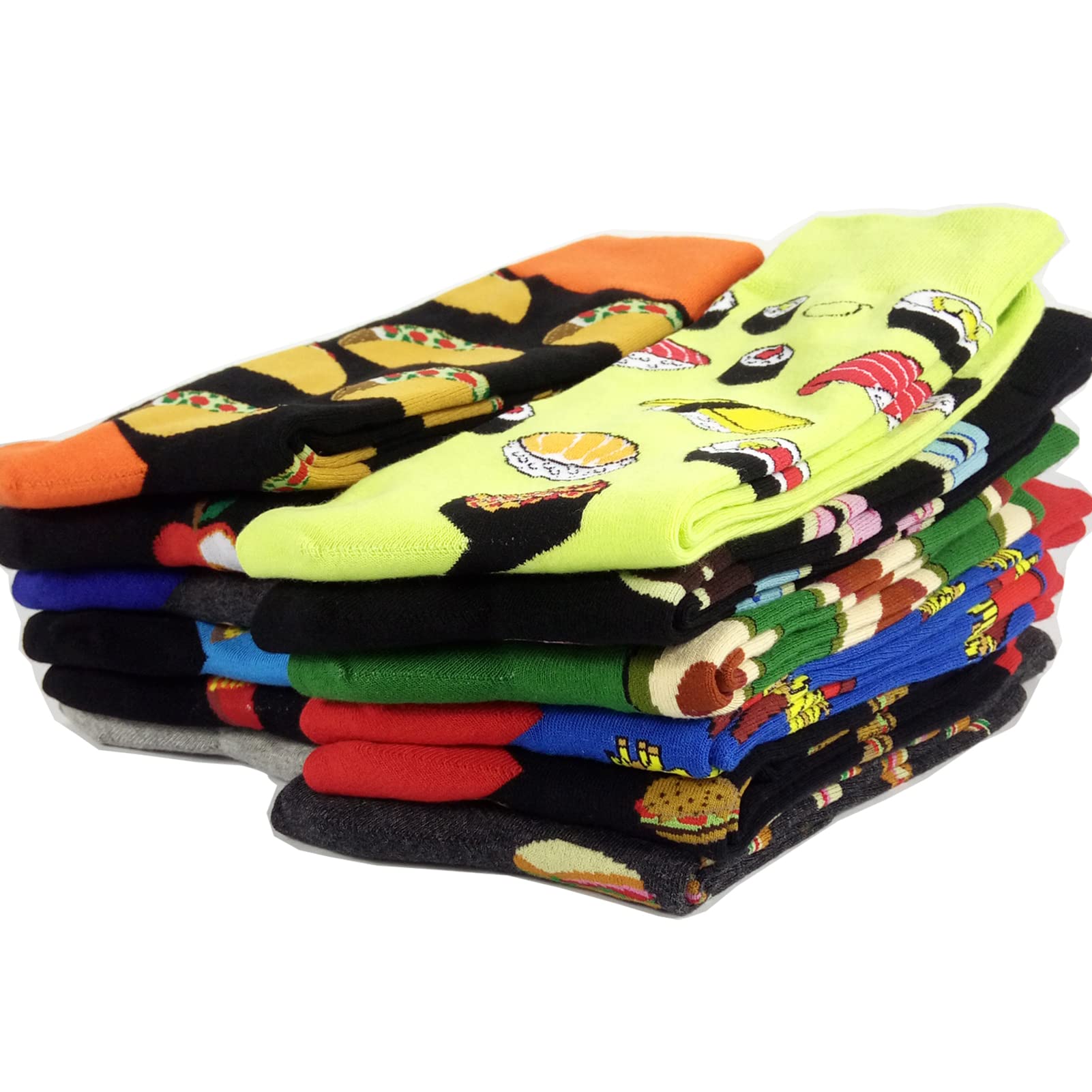 Funny Men's Dress Socks with Crazy Patterns - 100% Cotton Novelty Socks for Men - Perfect Gifts for Christmas, Birthday & Office Parties - Great for Casual Wear, Costume Outfits & Gift Giving