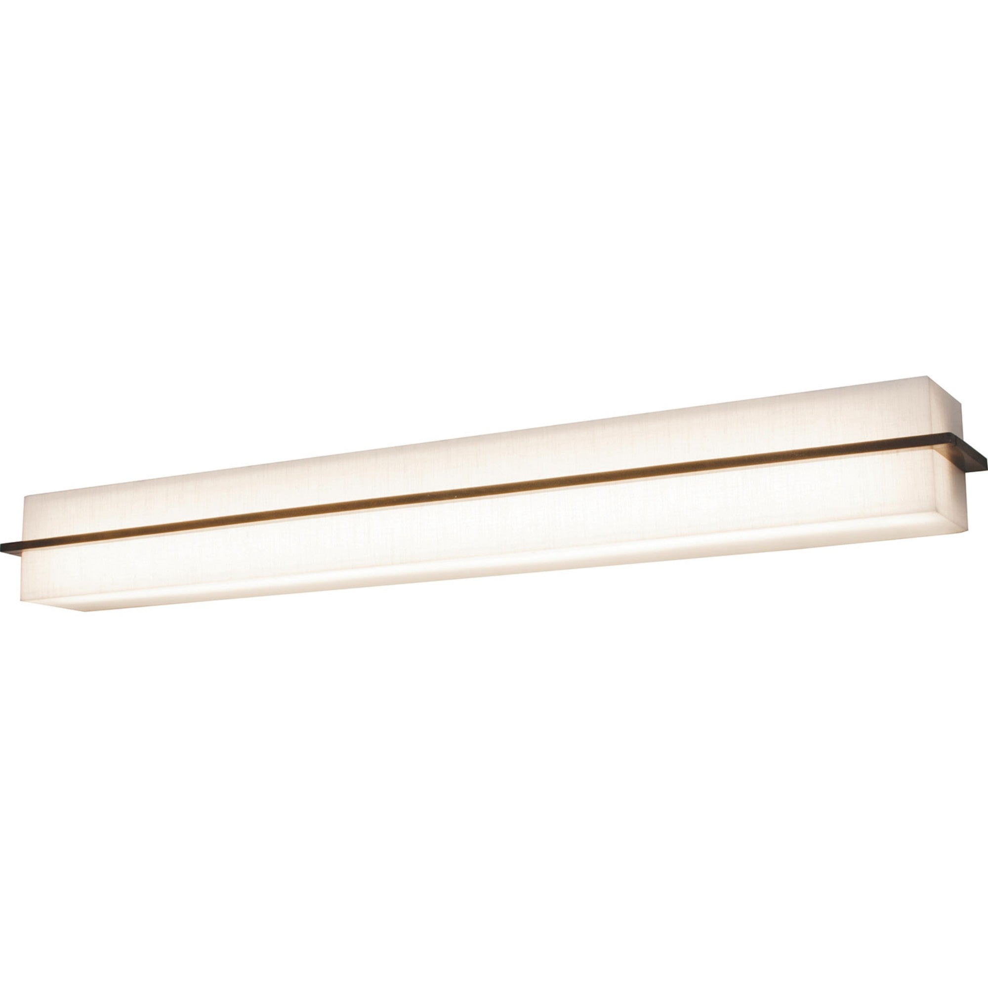 Apex 51 LED Vanity Mirror with Adjustable Brightness - Natural Jute & Espresso Finish for Makeup, Skincare, and Dressing Room
