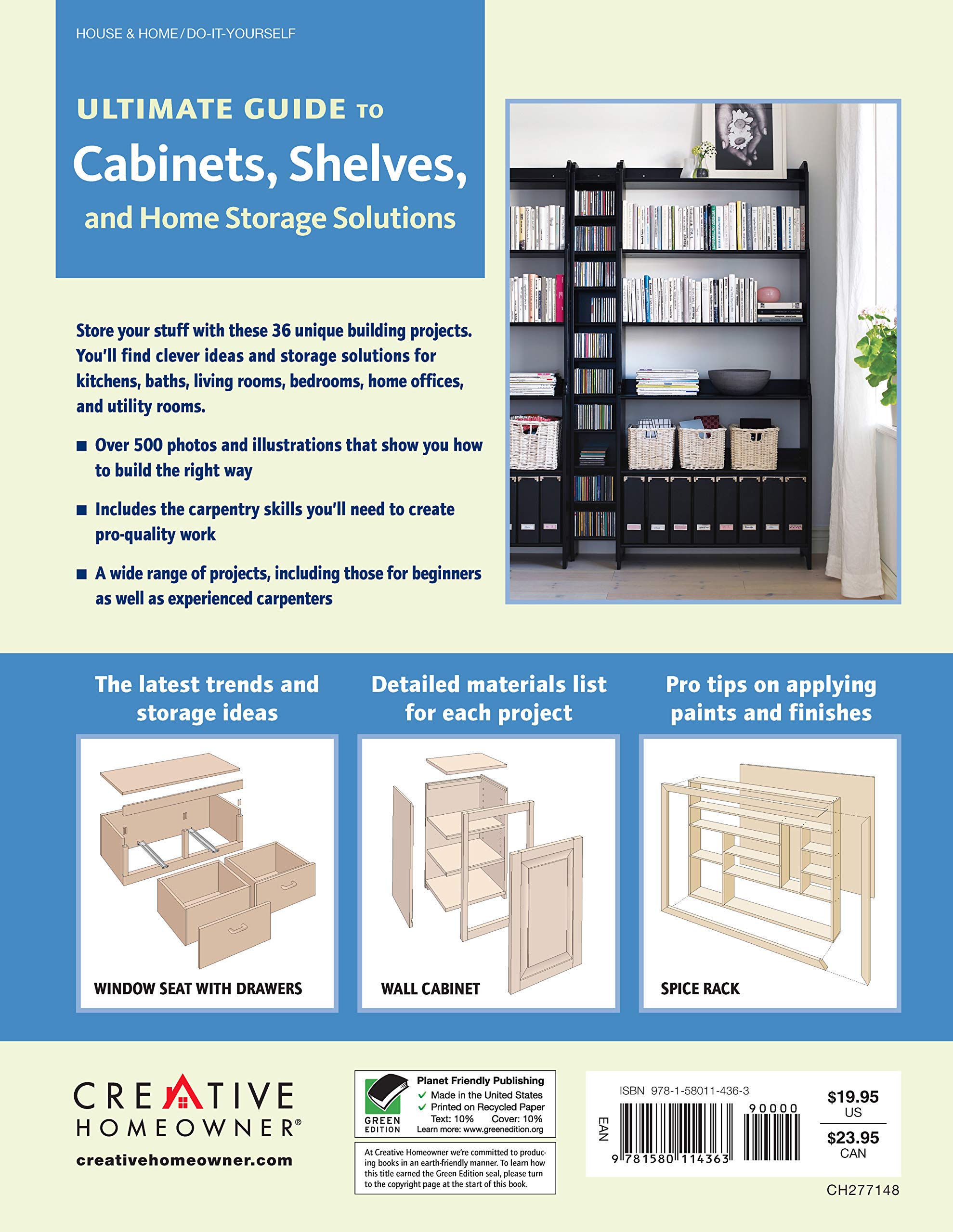 Ultimate Guide to Cabinets, Shelves & Home Storage Solutions for Modern Homes | Creative Homeowner | Home Organization & Improvement Ideas for Living Rooms, Kitchens & Bedrooms