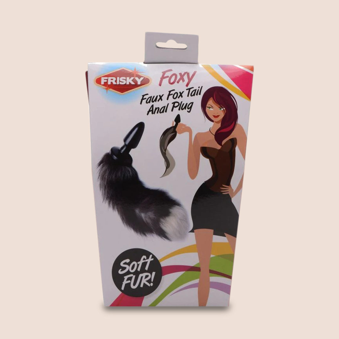 Realistic Faux Fox Tail Butt Plug - Flexible Silicone Anal Plug for Adults - Perfect for Cosplay, Role Play & Sensual Play