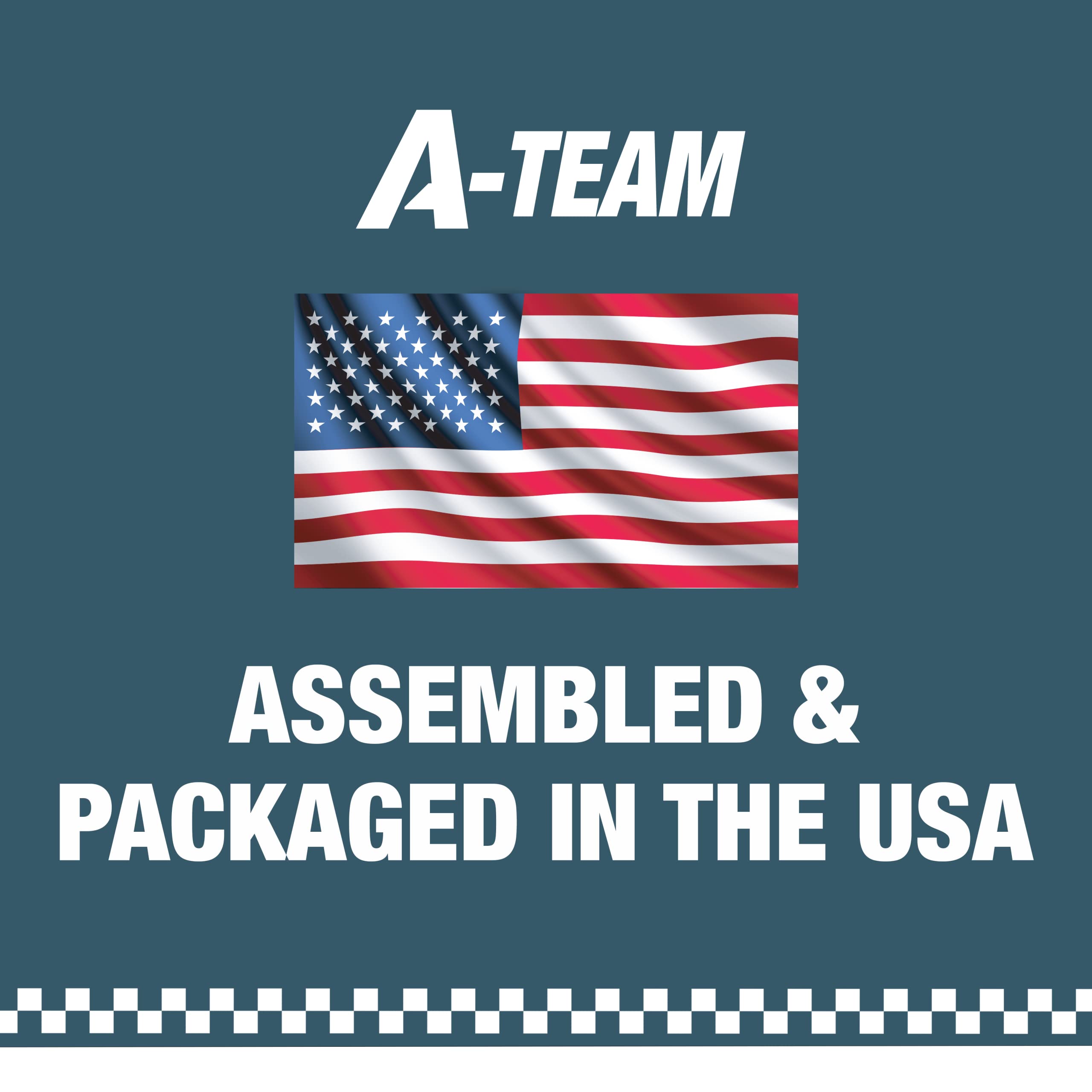 A-Team Performance Complete HEI Distributor with Ignition Module - Compatible with Ford F100 F150 F250 E100 E150 - Straight 6 Cylinder 240 & 300 Engine (65K Coil, One Wire Installation, Blue Cap) - Perfect for Classic Ford Truck Restoration & Engine Upgrades