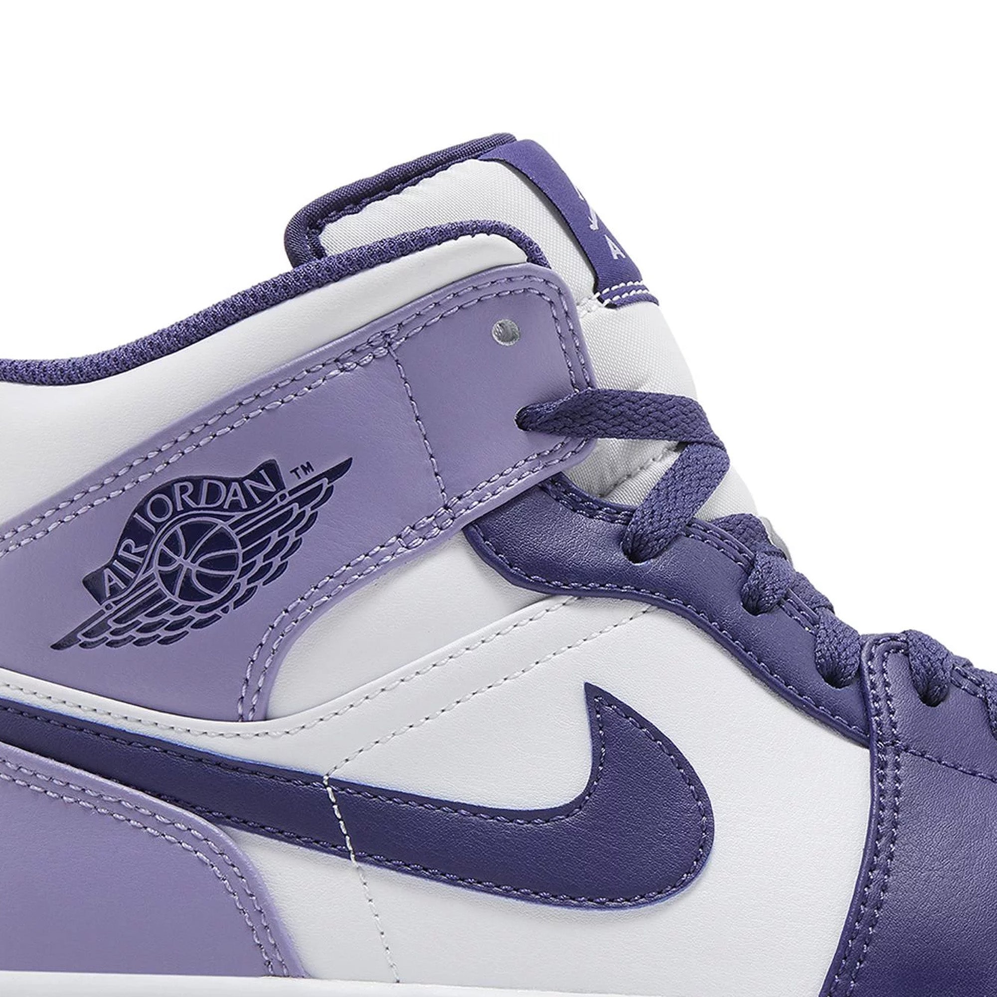 Air Jordan 1 Mid 'Blueberry' Basketball Shoes - Men's High-Top Sneakers for Casual Wear & Street Style | Perfect for Basketball, Gym, and Everyday Fashion