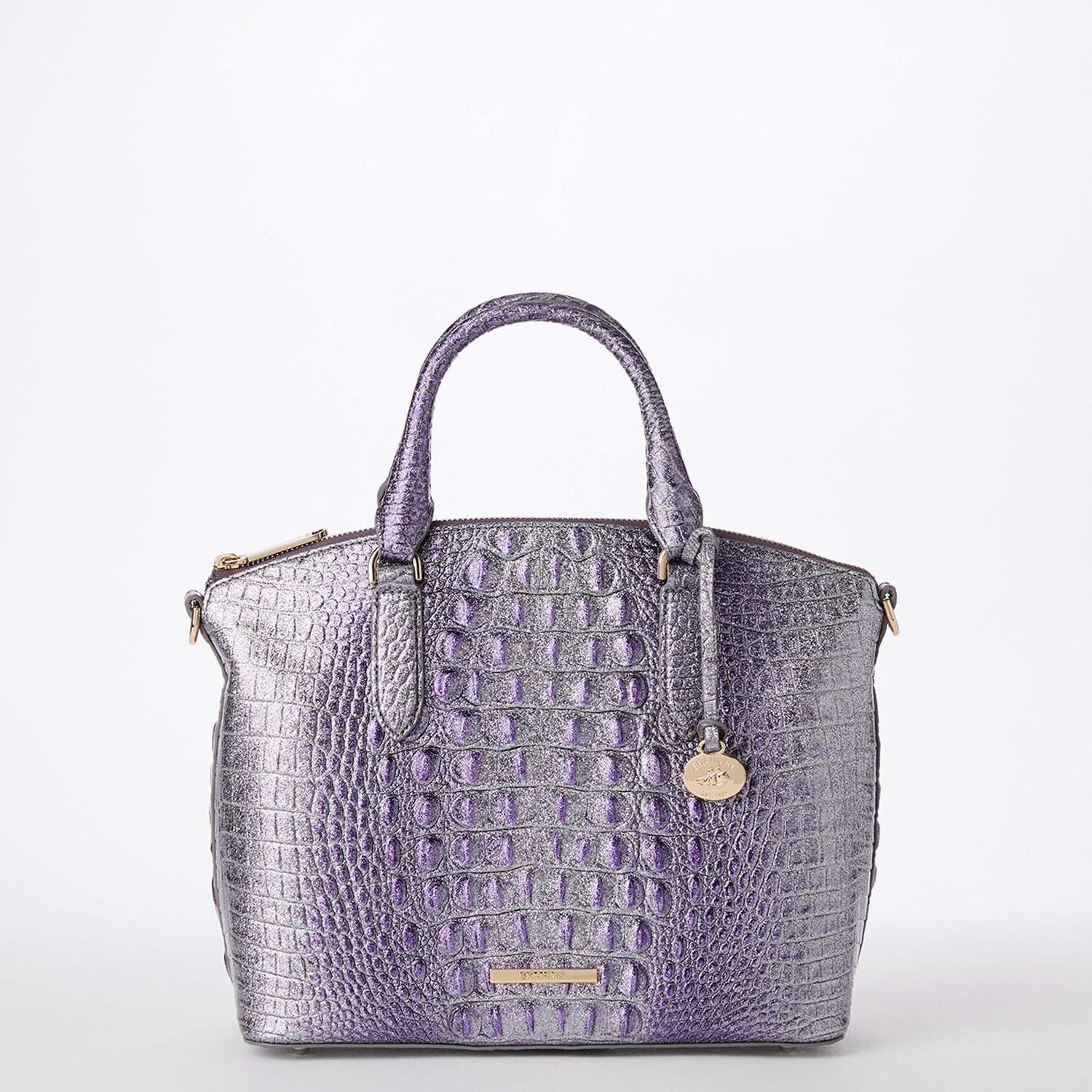 Duxbury Satchel Handbag - Purple Glitter Crossbody Bag for Women | Fashionable & Stylish | Perfect for Work, Travel & Everyday Use