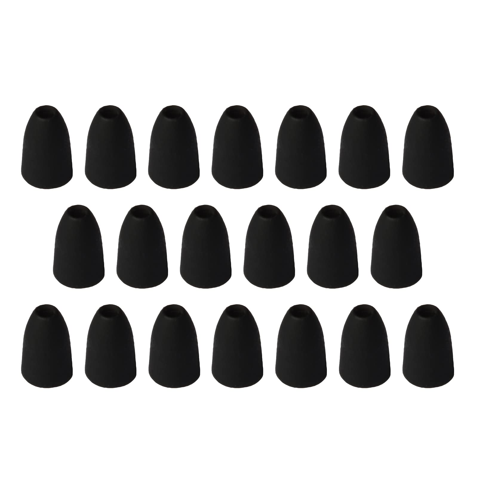 Premium Tungsten Worm Weights for Bass Fishing - Flat Shiny Black Bullet Sinkers | Durable & Eco-Friendly Fishing Gear for Freshwater & Saltwater Angling