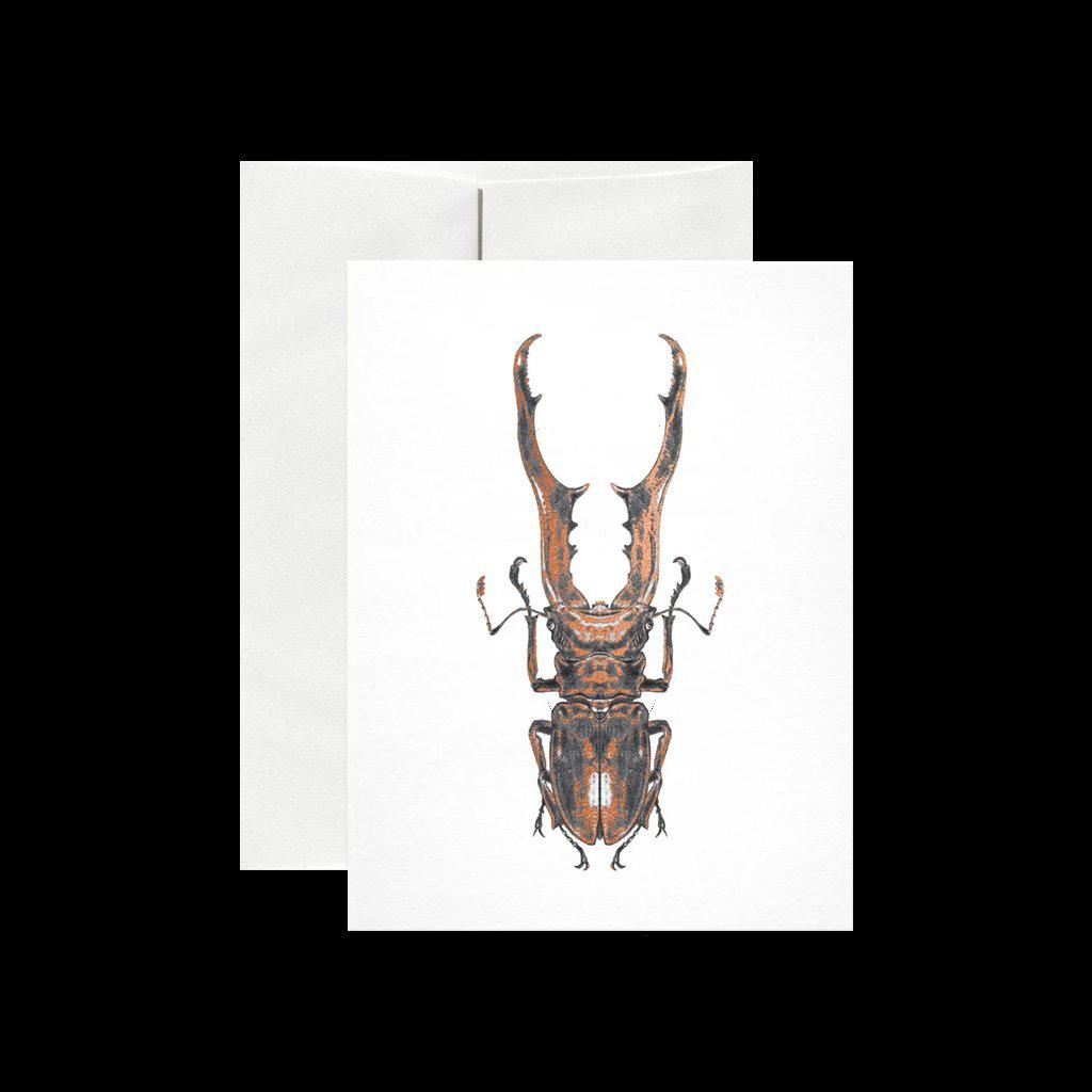Stag Beetle Collectible Card - Unique Insect Trading Card for Collectors & Enthusiasts | Perfect for Gifts, Trading, and Display