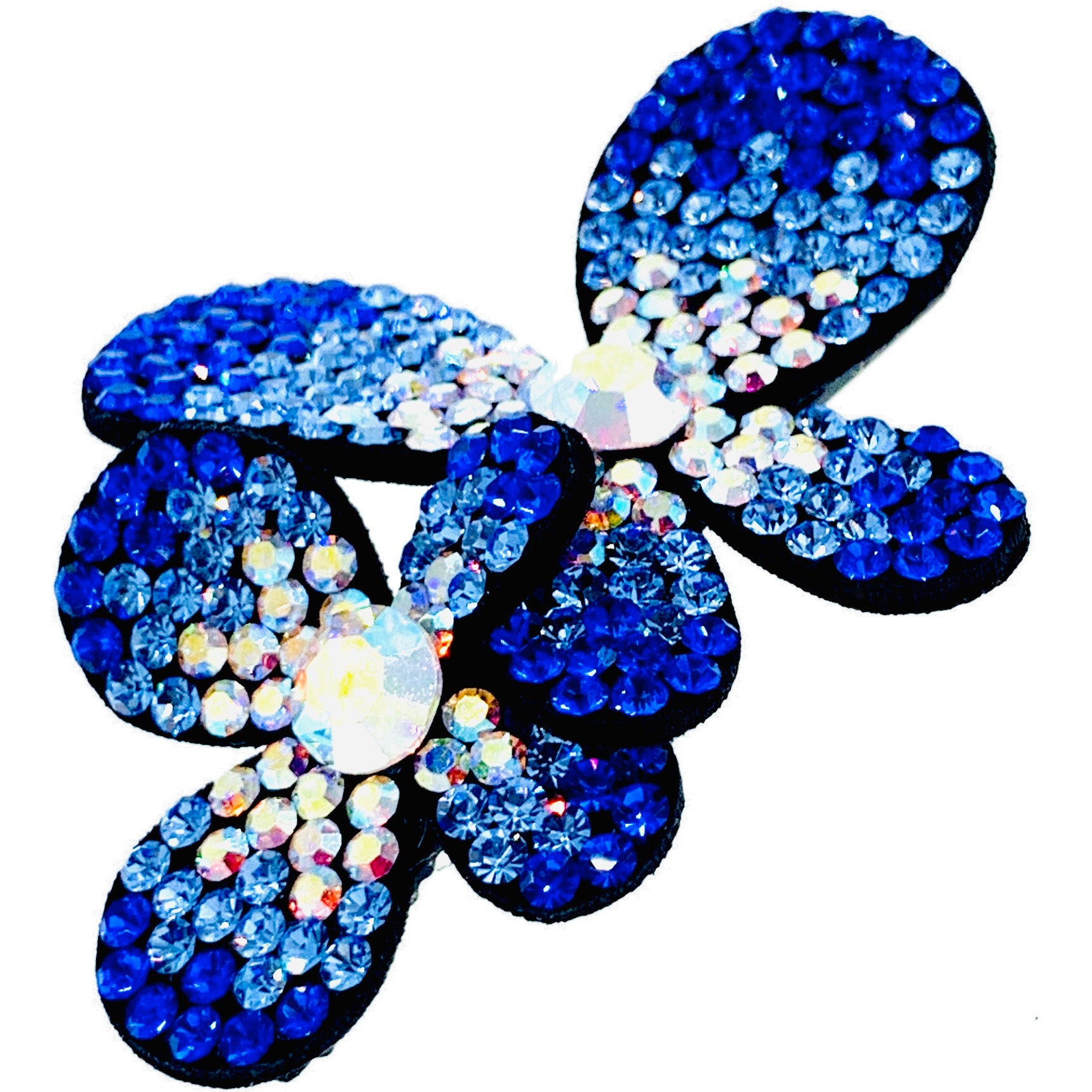 Elegant Laurel Butterfly Hair Clip with Swarovski Crystals - Perfect for Weddings, Parties & Special Occasions