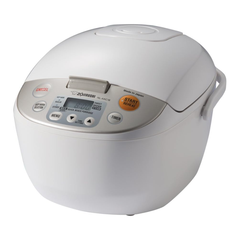 Zojirushi Micom 10-Cup Rice Cooker & Warmer (Beige) with Free Cookbook, Stainless Steel Kitchen Tongs & 15